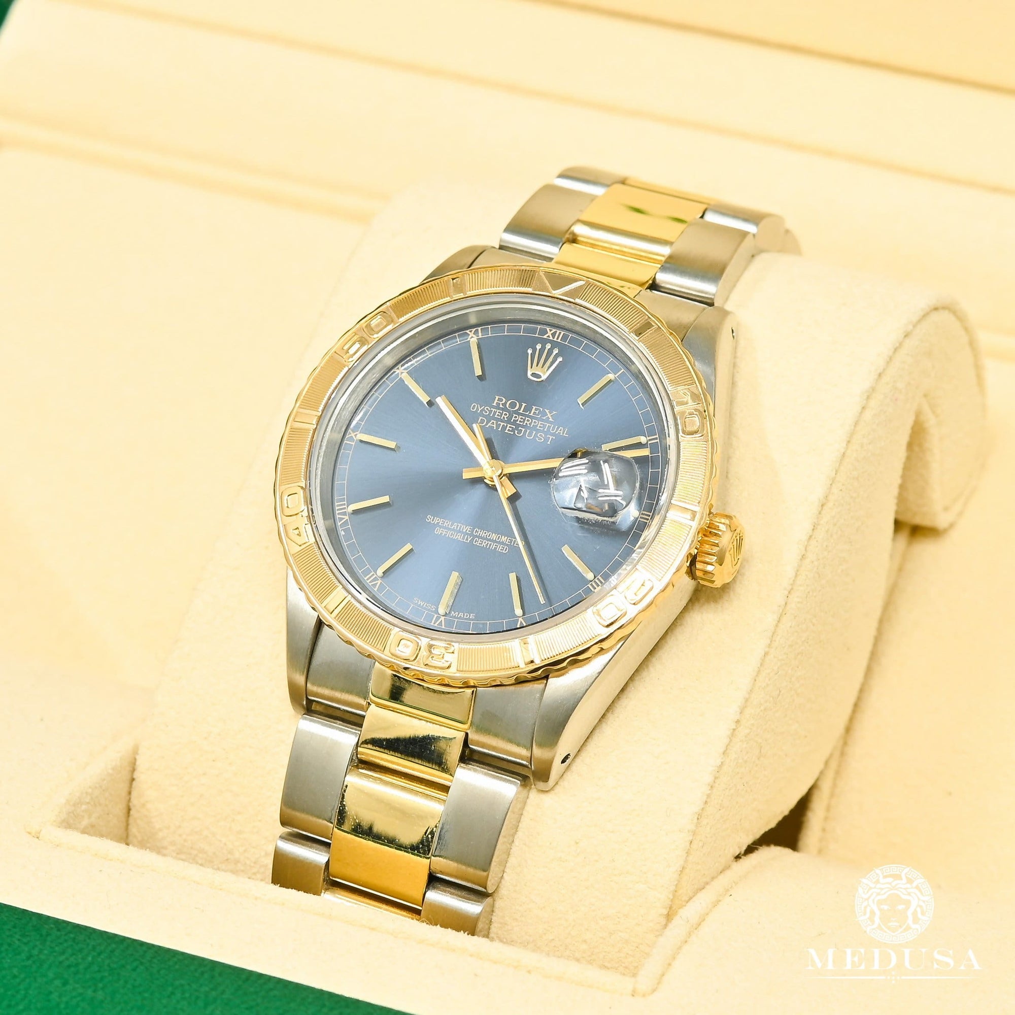Montre Rolex | Montre Homme Rolex Datejust 36mm - Blue Thunderbird Or 2 Tons