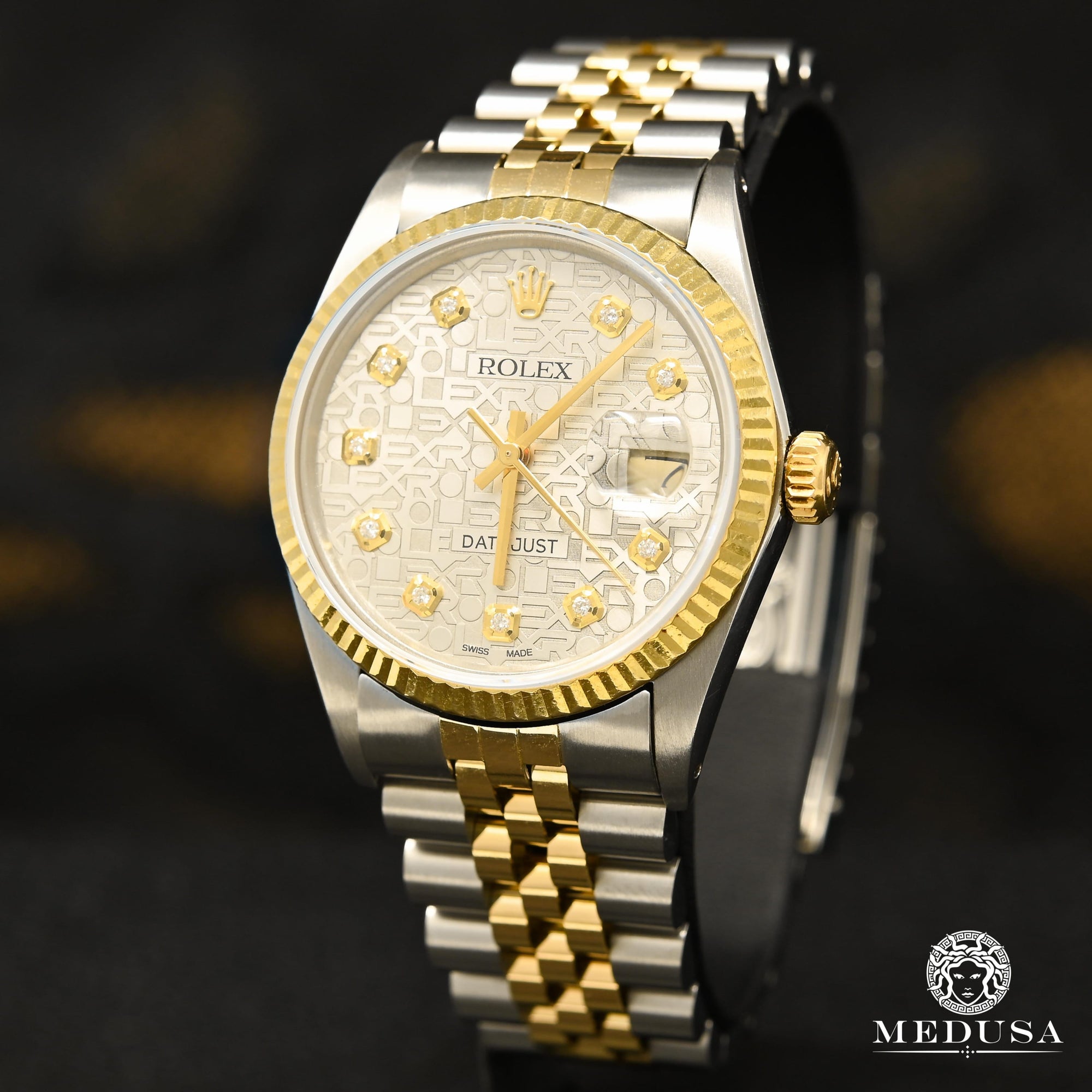 Rolex watch | Rolex Datejust Men's Watch 36mm - Silver Jubilee Gold Dial 2 Tones