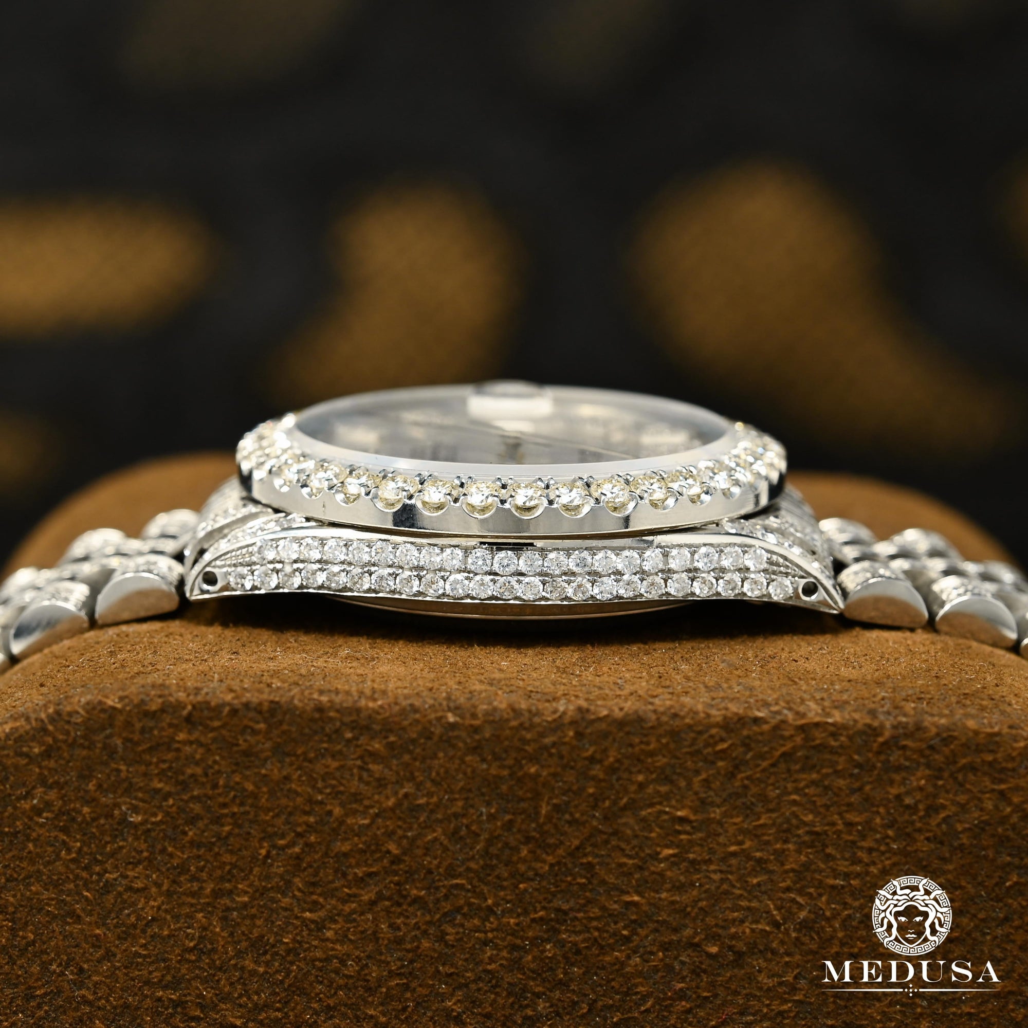 Montre Rolex | Montre Homme Rolex Datejust 36mm - Full Iced Arabic Stainless