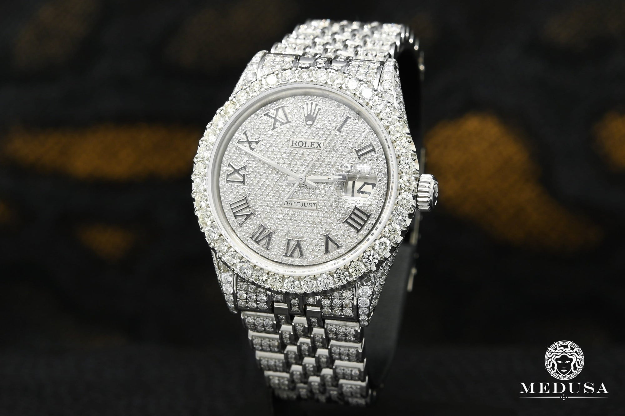 Montre Rolex | Montre Homme Rolex Datejust 36mm - Full Iced Jubilee Stainless