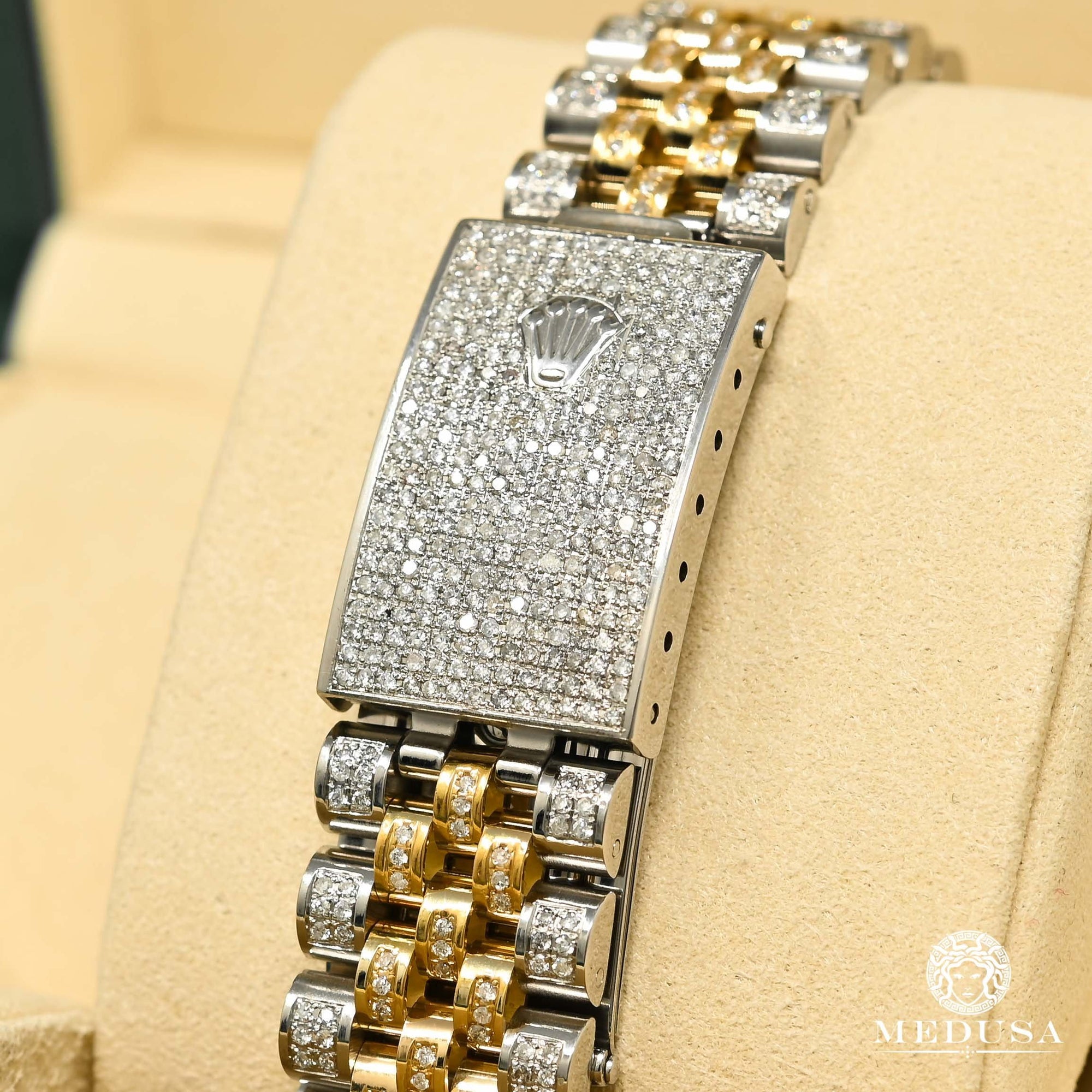 Montre Rolex | Montre Homme Rolex Datejust 36mm - Navy Iced Or 2 Tons