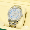 Rolex watch | Rolex Datejust 41mm Men&#39;s Watch - Blue Arabic Iced Stainless