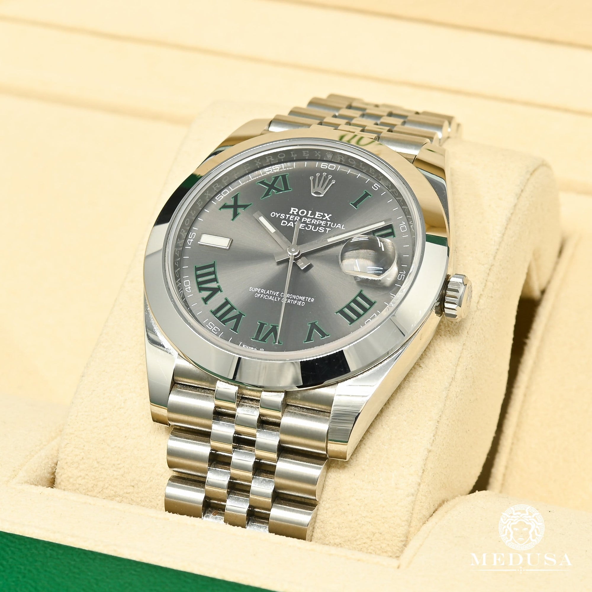 Montre Rolex | Montre Homme Rolex Datejust 41mm - Jubilee Wimbledon Stainless