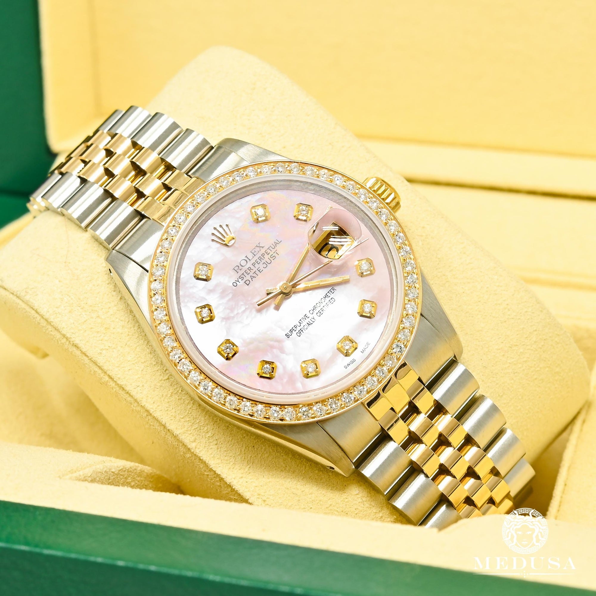 Montre Rolex | Montre Homme Rolex Datejust Set Elle &amp; Lui - Pink Or 2 Tons
