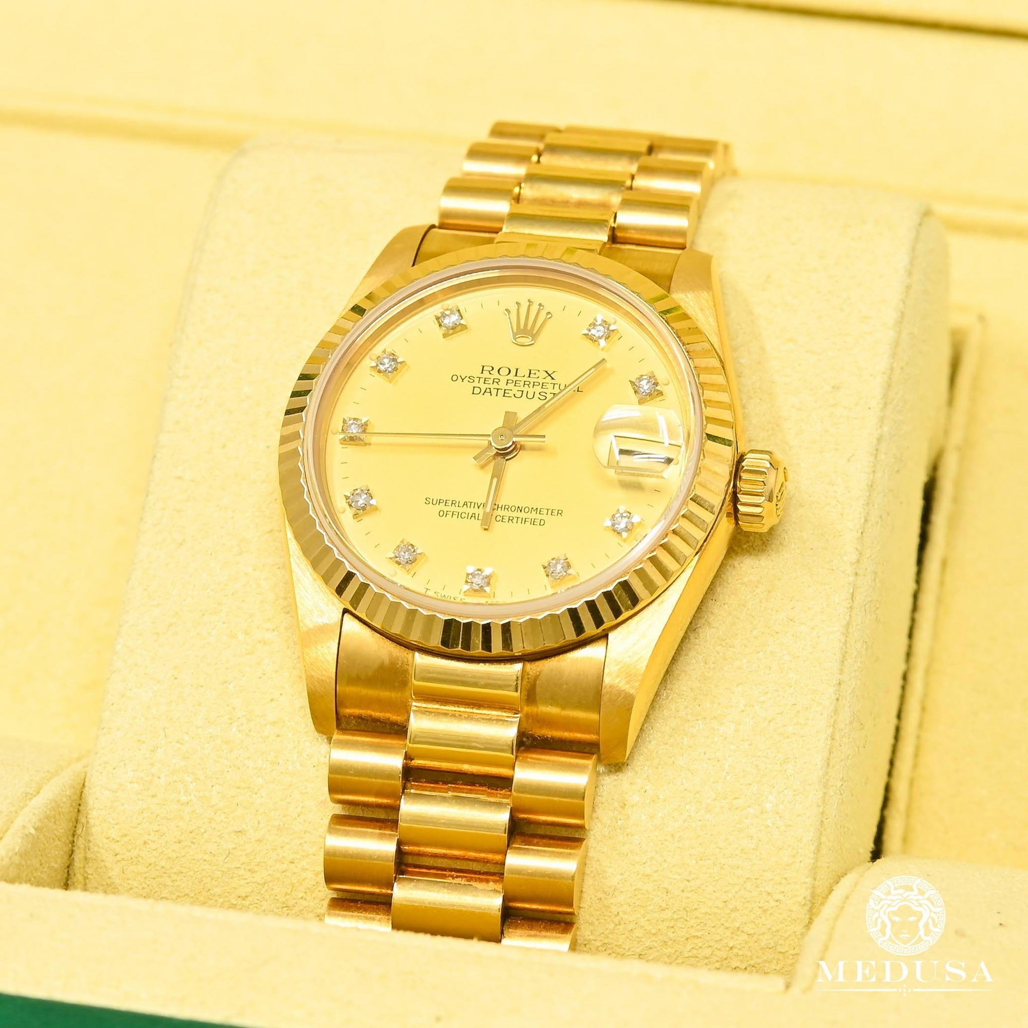 Rolex watch | Rolex Lady-Datejust Women&#39;s Watch 31mm - President Yellow Gold