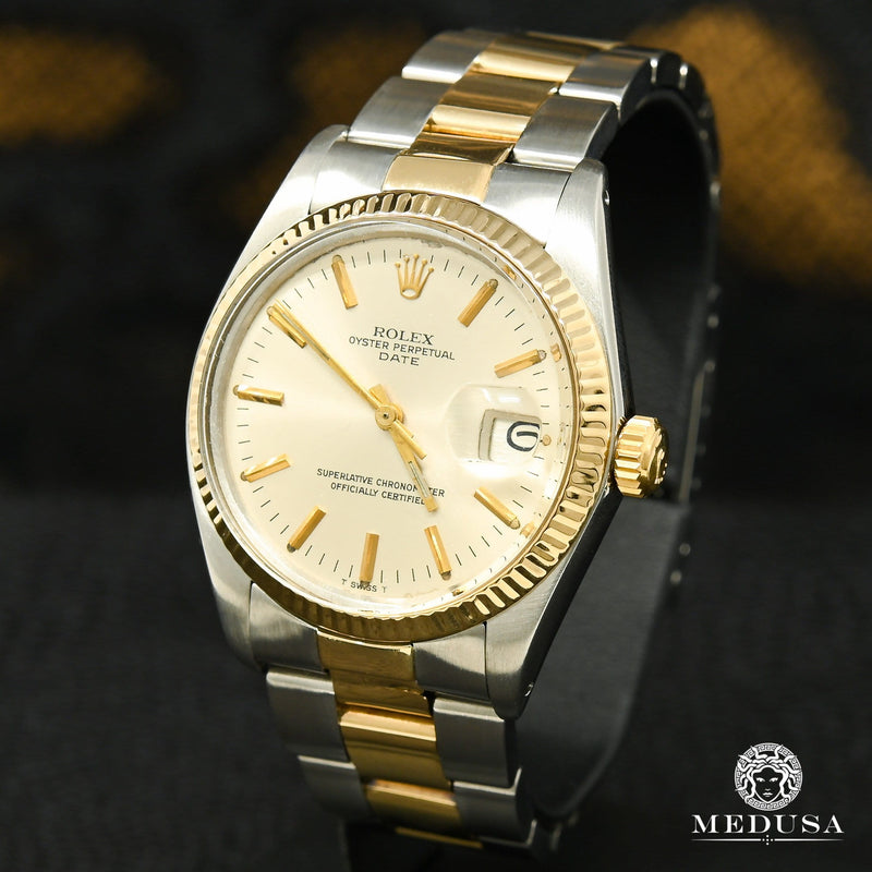 Montre Rolex | Montre Homme Rolex Oyster Perpetual Date 34mm Two-Tone Or 2 Tons