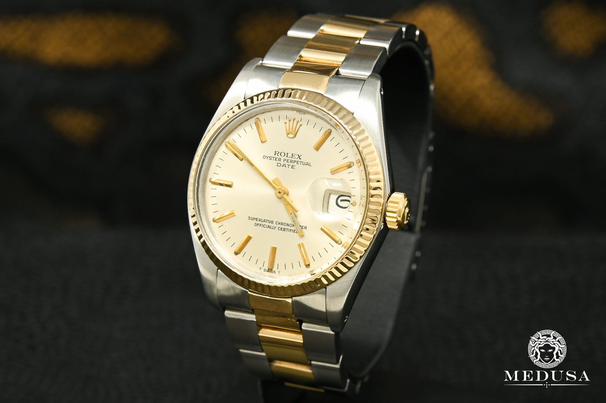 Montre Rolex | Montre Homme Rolex Oyster Perpetual Date 34mm Two-Tone Or 2 Tons