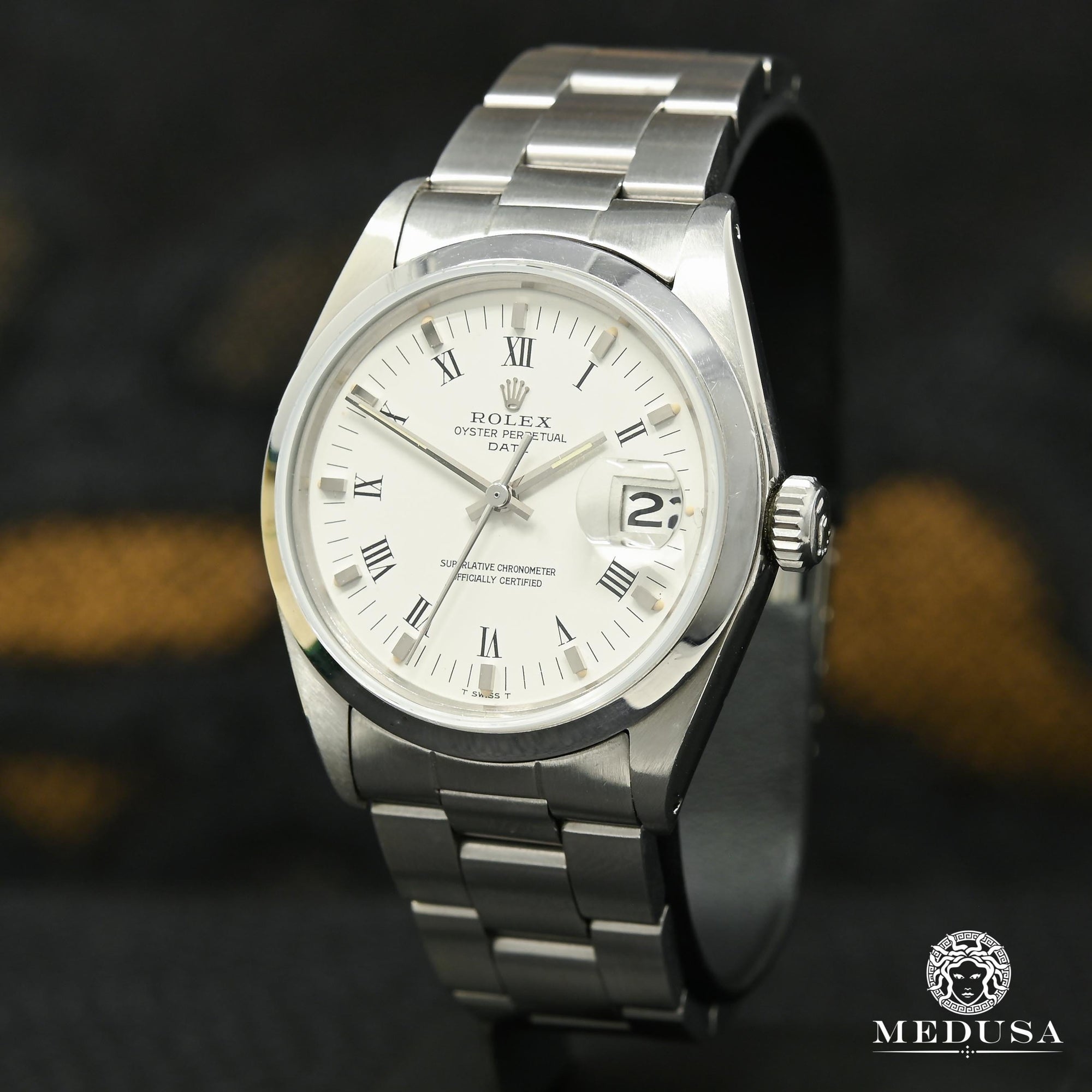 Rolex watch | Rolex Oyster Perpetual Date 34mm Men's Watch - White Stainless