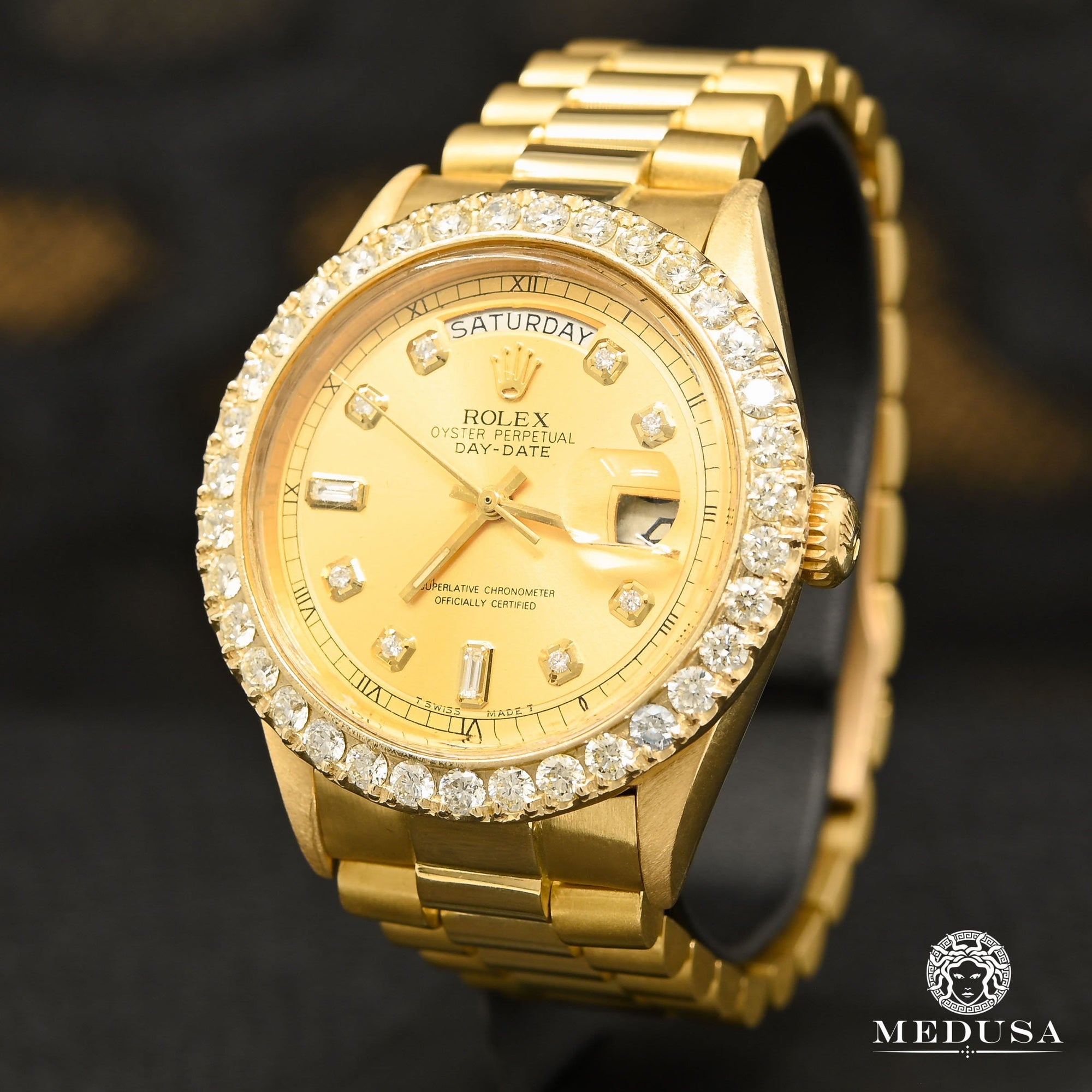 Rolex watch | Rolex President Day-Date Men's Watch 36mm - Baguette Gold Baguette/Yellow Gold