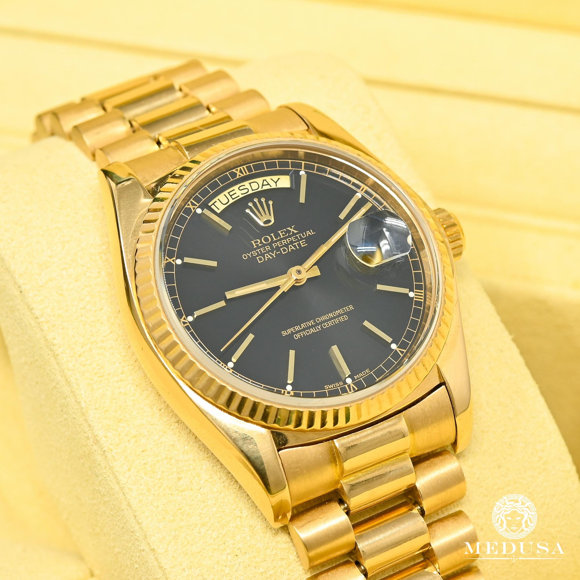 Montre Rolex | Montre Homme Rolex President Day-Date 36mm - Black Or Jaune