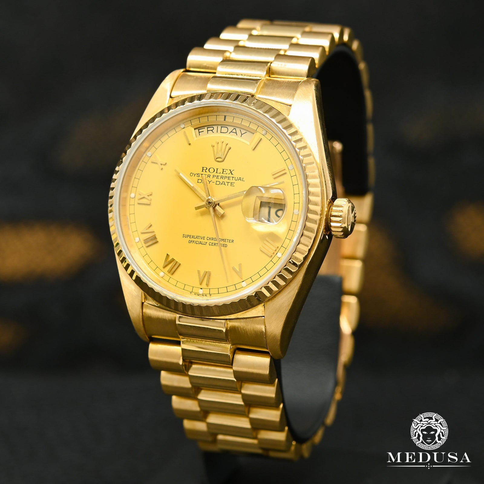 Rolex watch | Rolex President Day-Date Men's Watch 36mm - Roman Champagne Yellow Gold