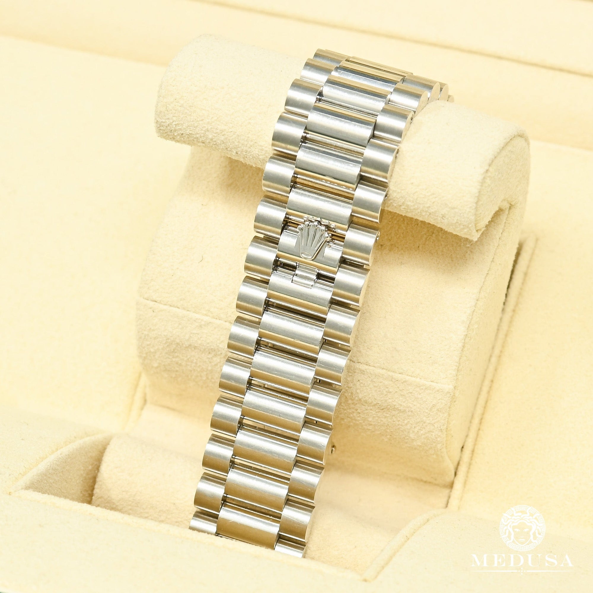 Montre Rolex | Montre Homme Rolex President Day-Date 40mm - Meteorite White Gold Or Blanc