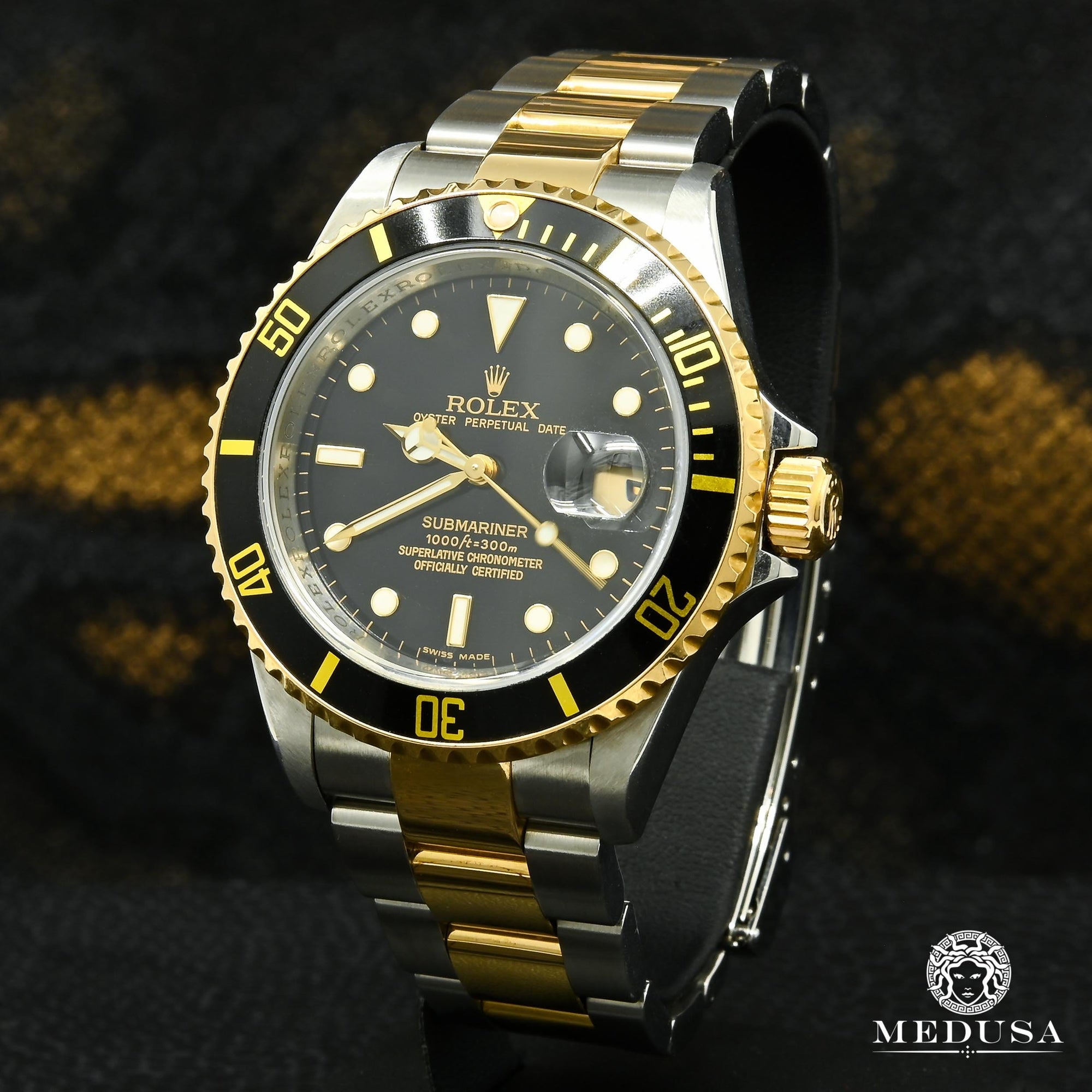 Rolex watch | Men's Watch Rolex Submariner 40mm - 2 Tones Black Gold 2 Tones