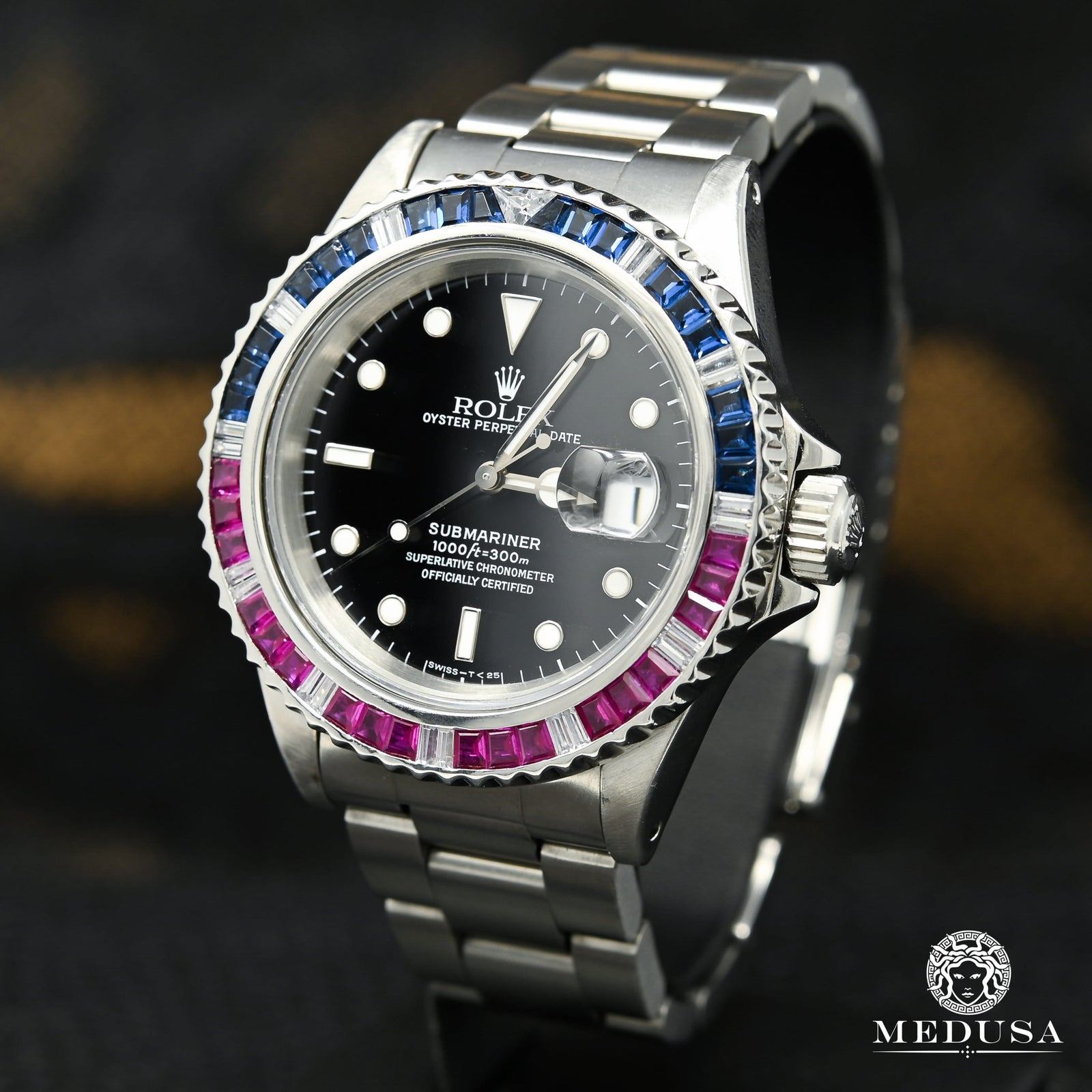 Rolex watch | Rolex Submariner 40mm Men's Watch - Pepsi Sapphire & Ruby Stainless