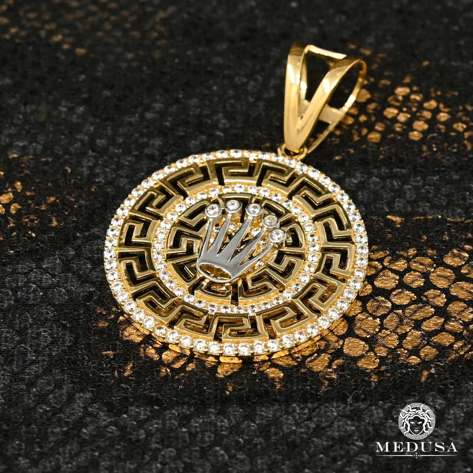 10K Gold Pendant | Pendant Miscellaneous Rolly X8 Gold 2 Tones