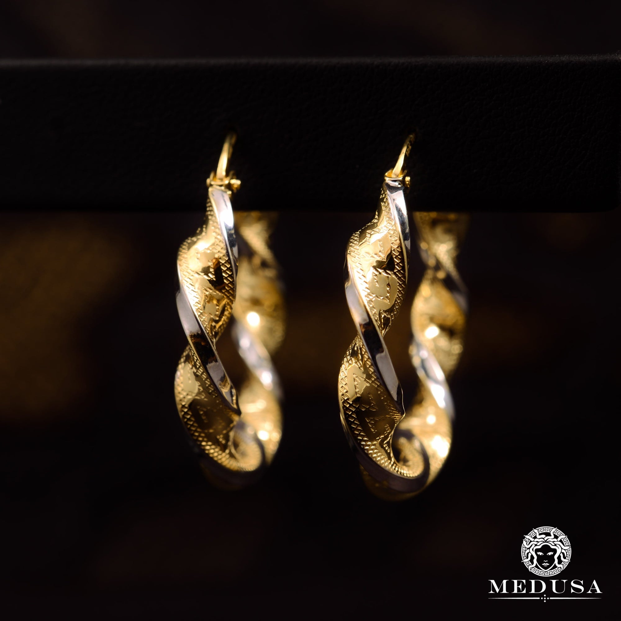 Anneaux en Or 10K | Boucles d’Oreilles Round F10