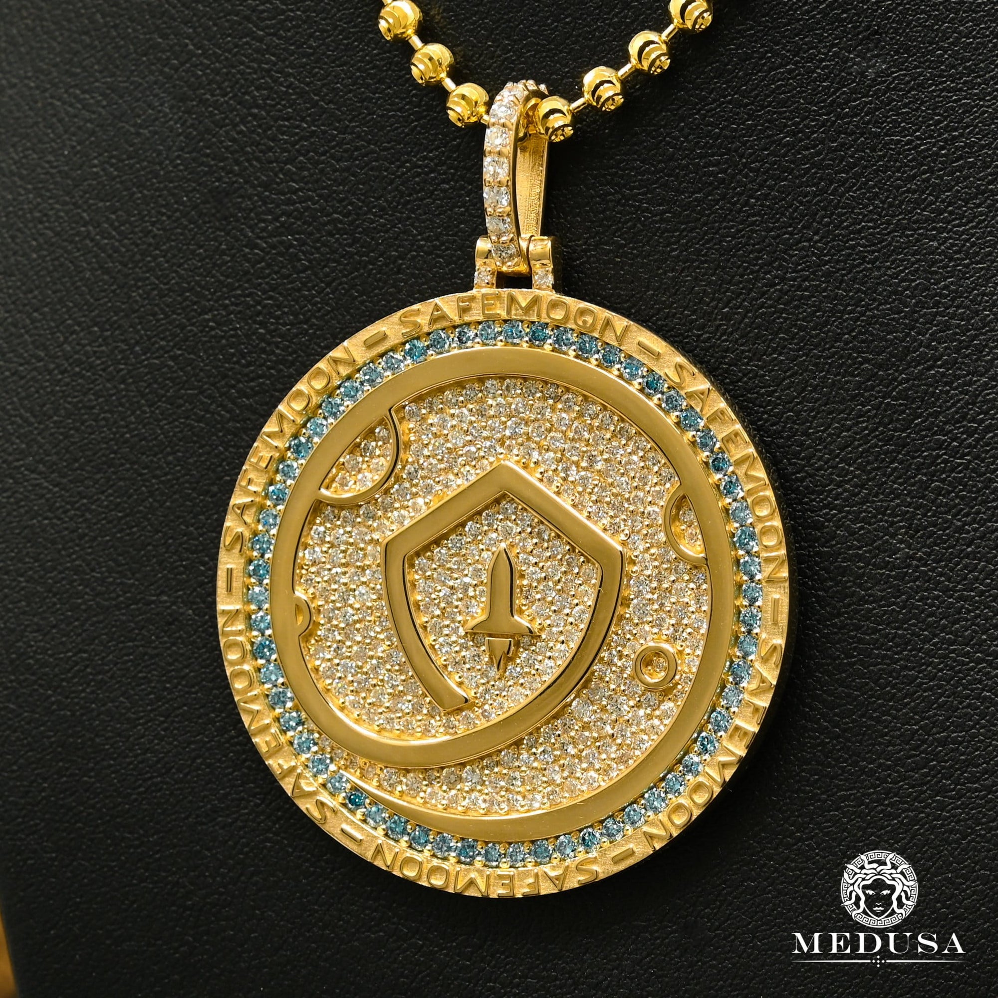 10K Gold Diamond Pendant | Miscellaneous Safemoon D1 Pendant - Diamond