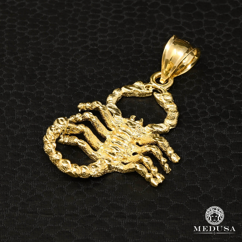 Pendentif en Or 10K | Pendentif Divers Scorpion X1 Or Jaune