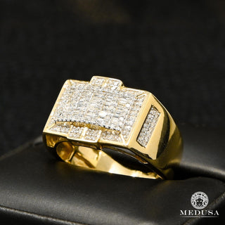 Square D20 - Diamond  - 80PT / Yellow Gold