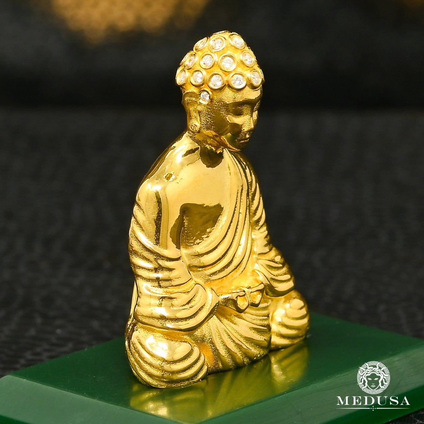 PAMP Fortuna | Various Buddha Status Pendant in 24K &amp; Diamond Yellow Gold