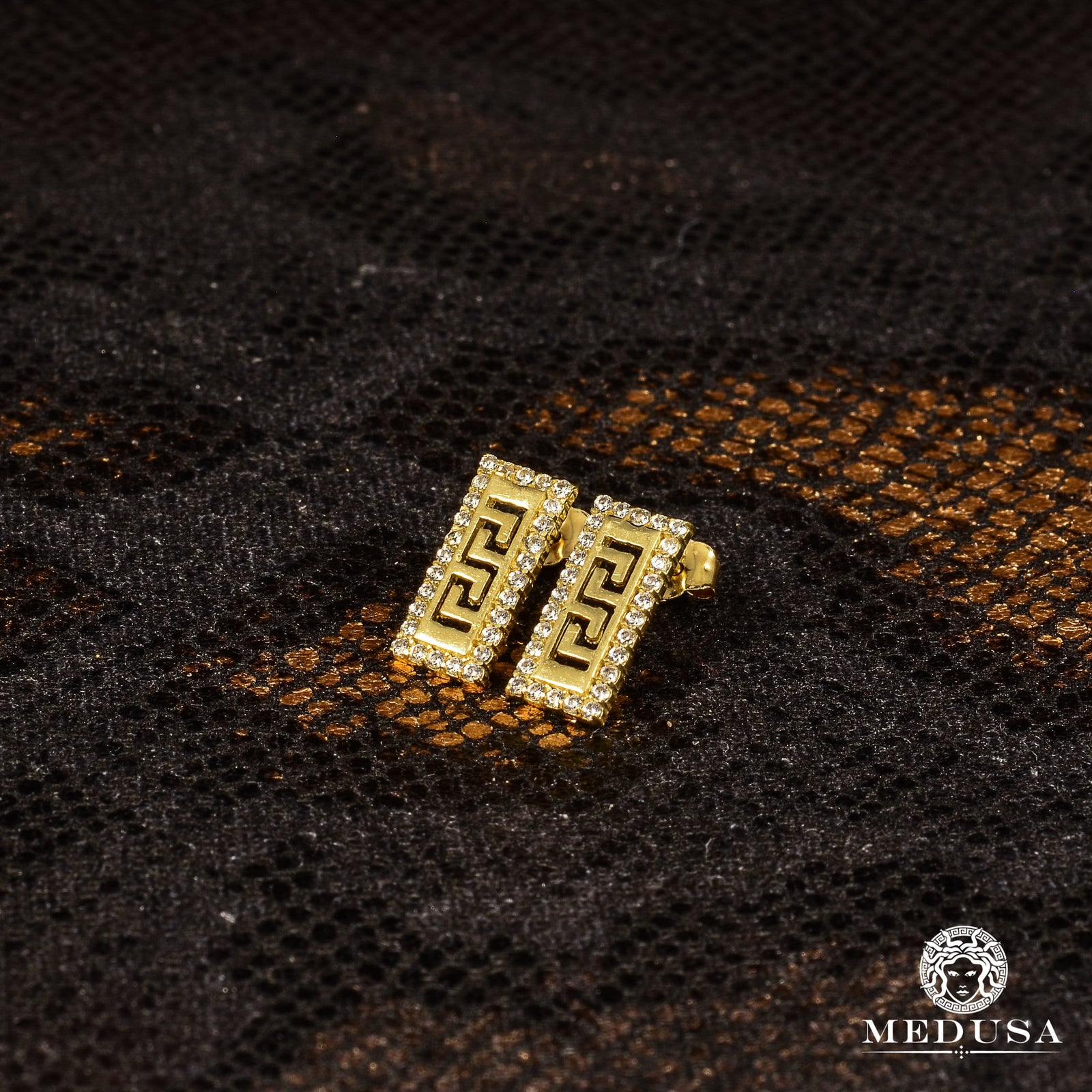 10K Gold Studs | Sticky F2 Yellow Gold Earrings