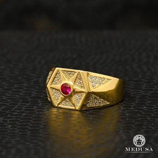 Stone H14 - Or Jaune / Rubis