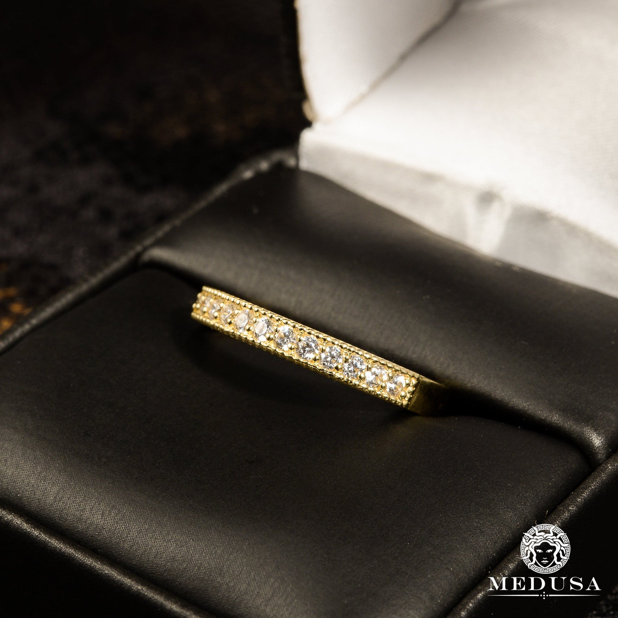 14K Gold Diamond Ring | Trinity Set Engagement Ring F1 - MA0755