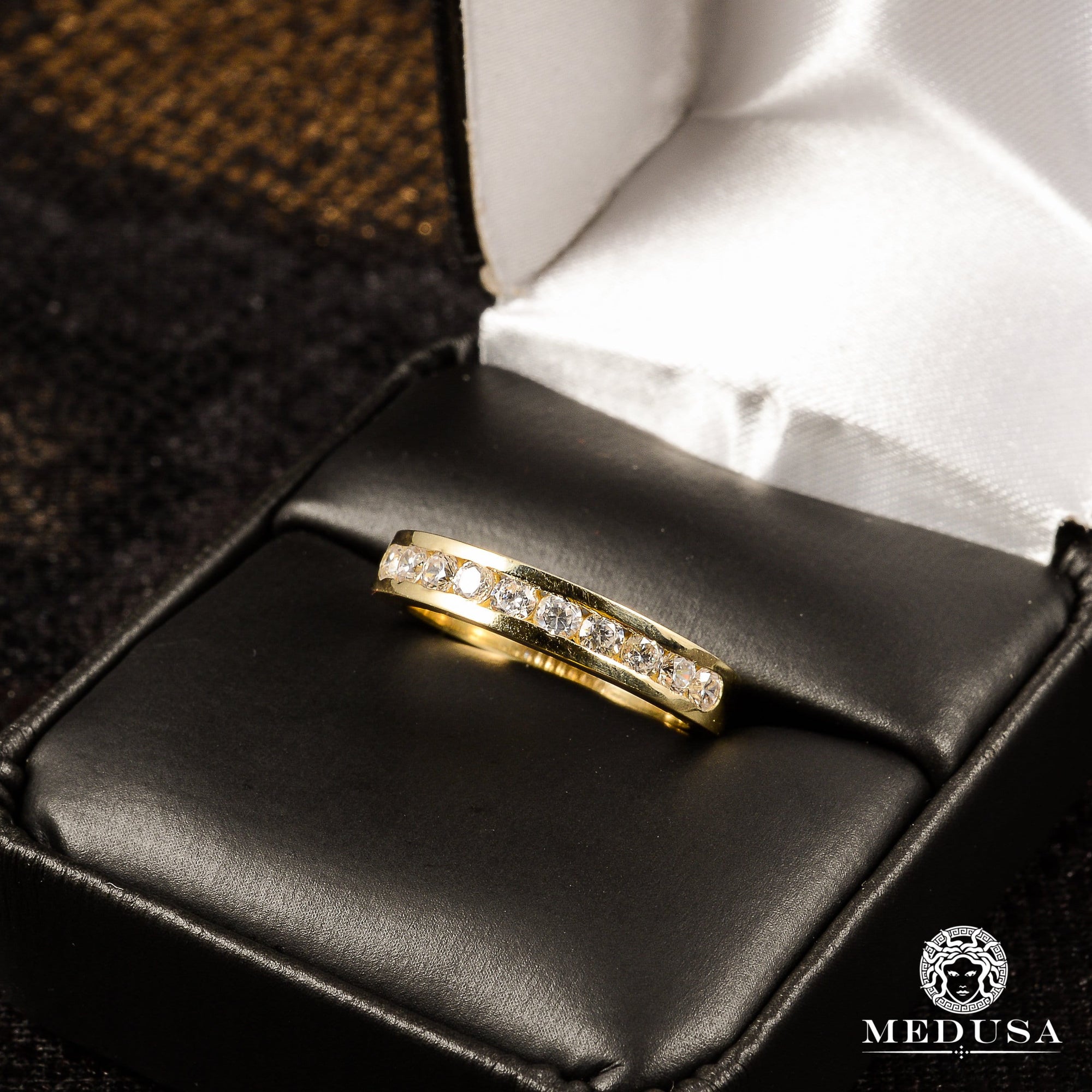 14K Gold Diamond Ring | Trinity Engagement Ring Set F3 - MA0724